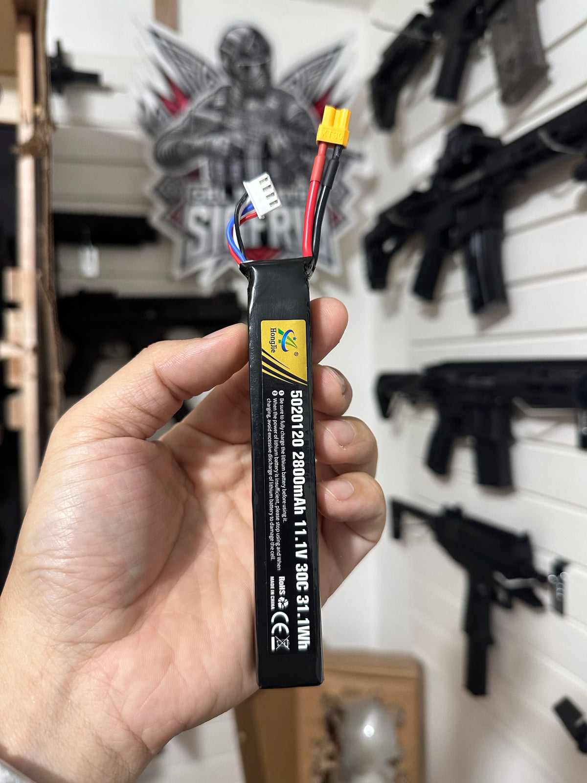 11v Battery 2800mah with charger Accs – Gel Blaster Sigfrid