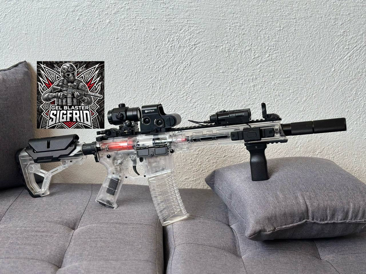 TG F4 V2 Transparent Edition High FPS Gel Blaster