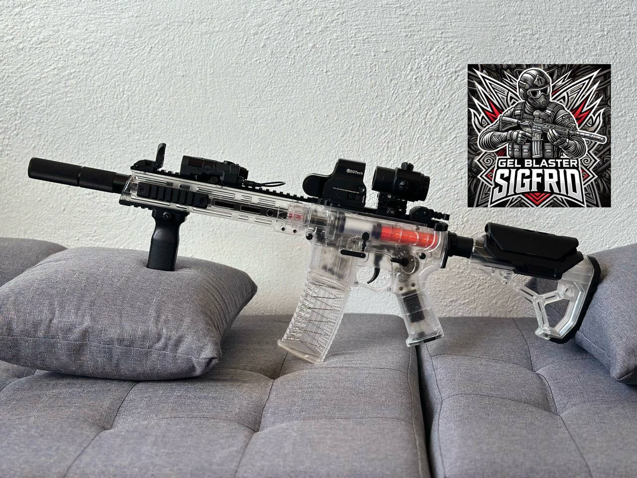 TG F4 V2 Transparent Edition High FPS Gel Blaster