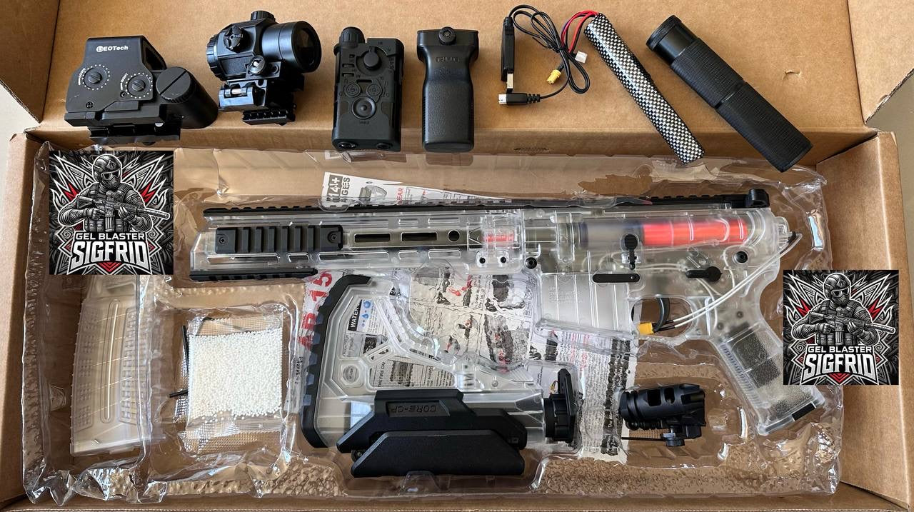 TG F4 V2 Transparent Edition High FPS Gel Blaster