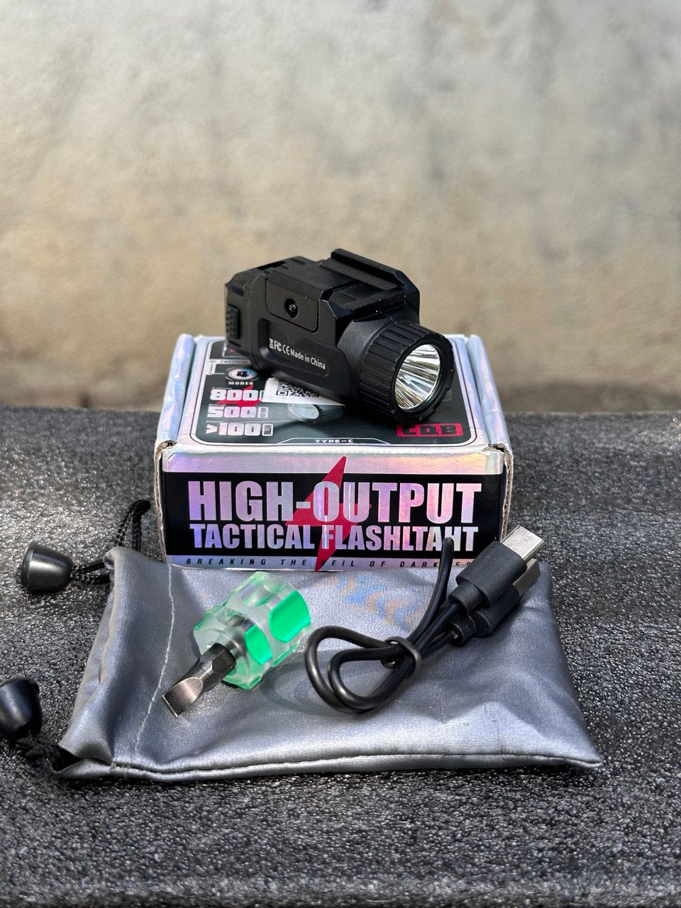 Tactical Metal Flashlight Accs